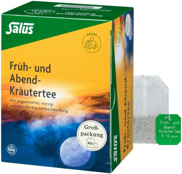 Früh- und Abend - Kräutertee Bio Salus 40 Filterbeutel