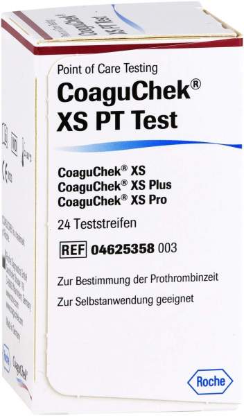 Coaguchek Xs Pt Test Pst 1 X 24 Teststreifen