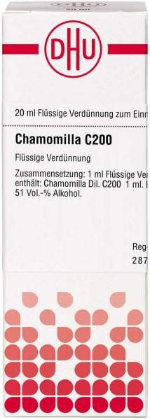 Dhu Chamomilla C200 Dilution 20 ml