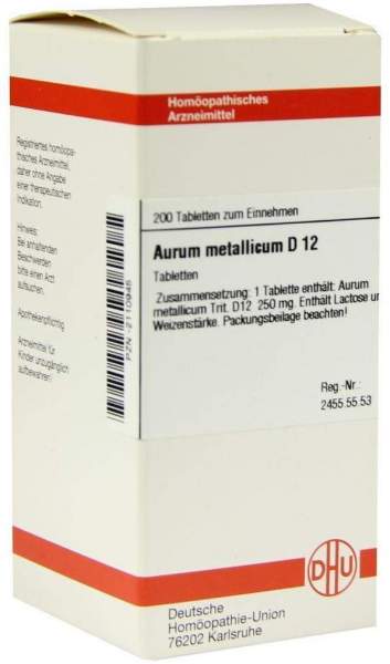 Aurum Metallicum D 12 200 Tabletten