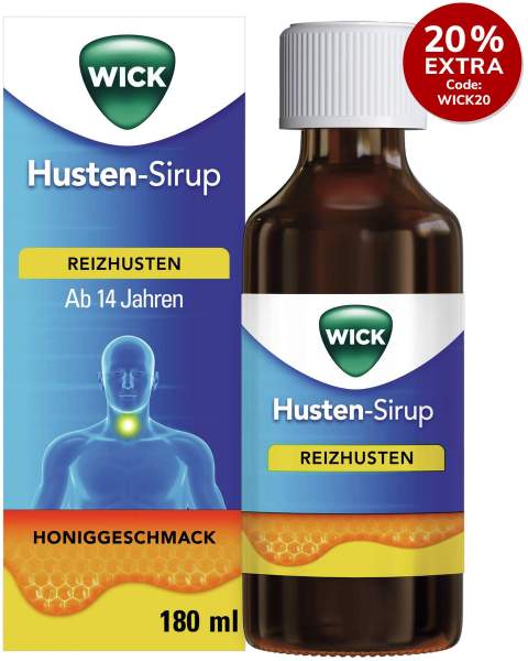 WICK Husten-Sirup gegen Reizhusten 180 ml