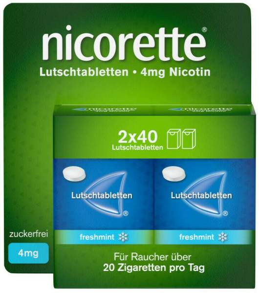 Nicorette Freshmint 4 mg 80 Lutschtabletten