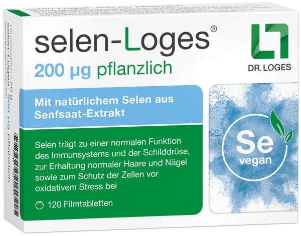 selen-Loges 200 µg pflanzlich 120 Filmtabletten