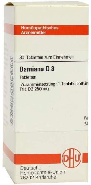 Damiana D3 Dhu 80 Tabletten