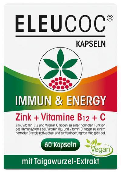 Eleucoc Immun &amp; Energy 2 x 60 Kapseln