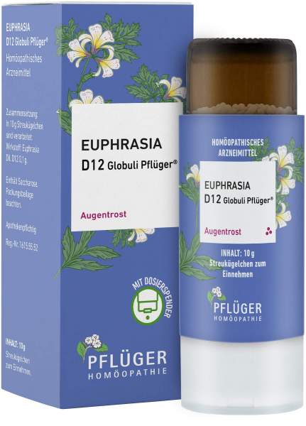 Euphrasia D 12 Globuli Pflüger Dosierspender 10 g