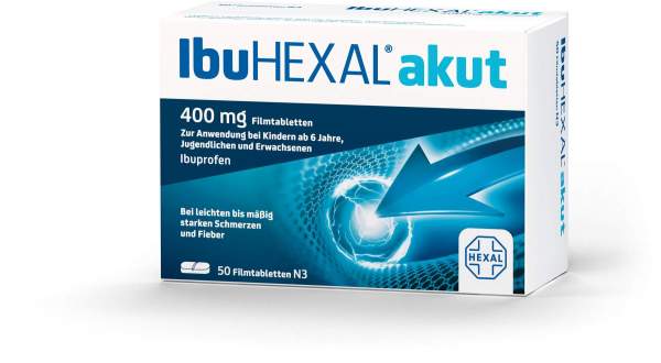 IbuHexal akut 400 mg 50 Filmtabletten