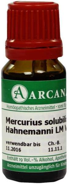 Mercurius Solubilis Lm 6 Hahnemanni Dilution 10 ml
