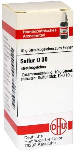 DHU Sulfur D30 10 g Globuli