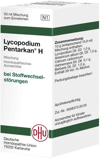 Dhu Lycopodium Pentarkan H Dilution