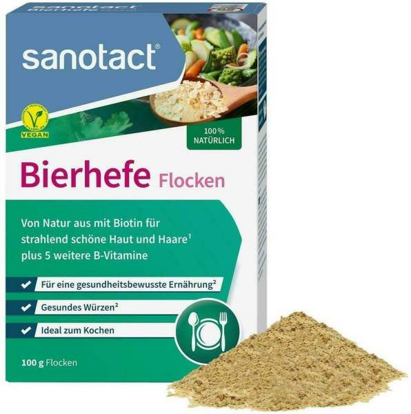 Sanotact Bierhefe Flocken 100 G