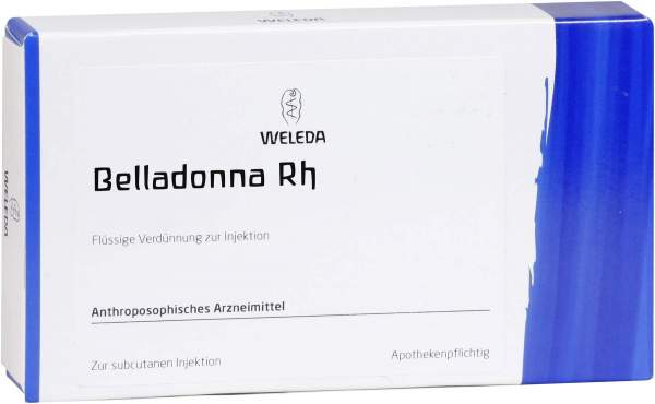 Weleda Belladonna RH D20 8 x 1ml Ampullen