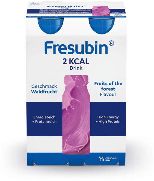 Fresubin 2 Kcal Drink Waldfrucht 4 X 200 ml Trinkflaschen