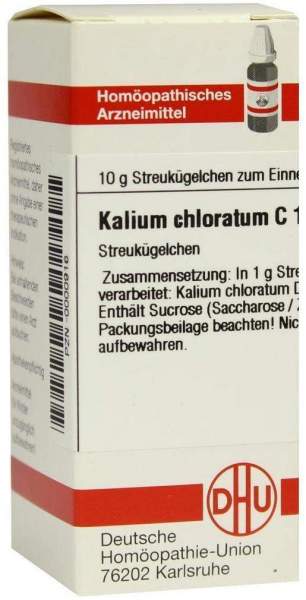 Kalium Chloratum C 12 Globuli