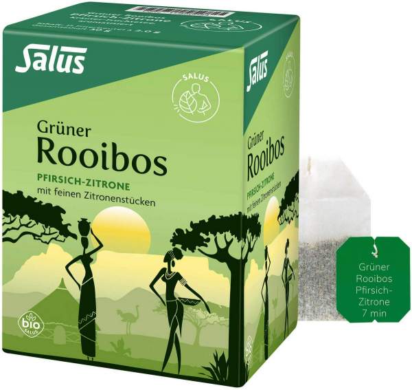 Grüner Rooibostee Pfir.Zit.Kräut.Früchtetee 15 Beutel