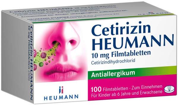Cetirizin Heumann 10 mg 100 Filmtabletten