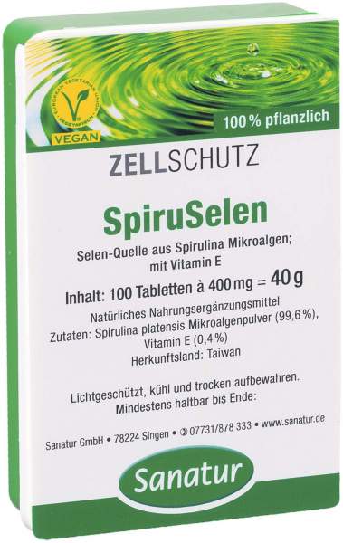 Spiruselen Selen Spirulina Tabletten