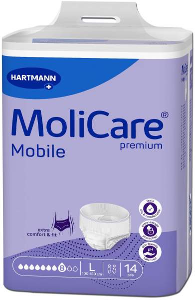 Molicare Premium Mobile 8 Tropfen L 14 Stück