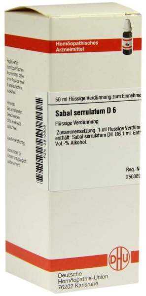 Sabal Serrul. D 6 Dilution