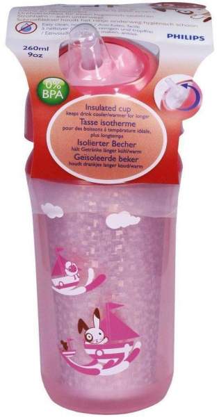 Avent Strohhalm Becher Isoliert 260 ml