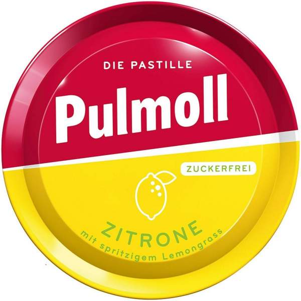 Pulmoll Zitrone Halsbonbons 50 g zuckerfrei