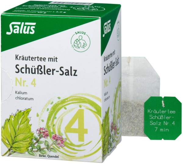 Kräutertee Mit Schüssler-Salz Nr. 4 Salus 15 Filterbeutel