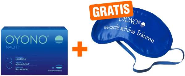 Oyono Nacht 60 Tabletten + gratis Schlafmaske 1 Stück
