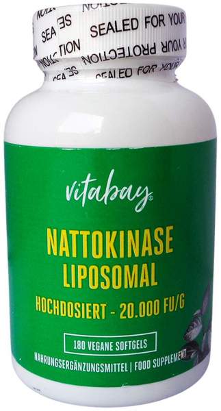 Nattokinase Hochdosiert 20.000 Fu Je G 180 Weichkapseln