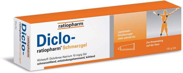 Diclo-ratiopharm Schmerzgel 150 g Gel