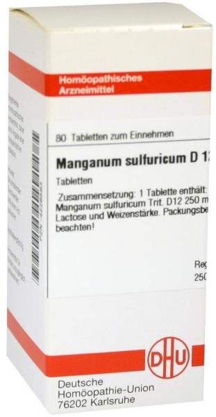 DHU Manganum sulfuricum D12 Tabletten