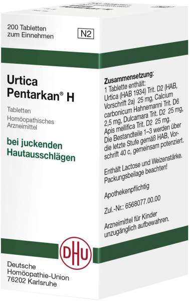 Dhu Urtica Pentarkan H 80 Tabletten