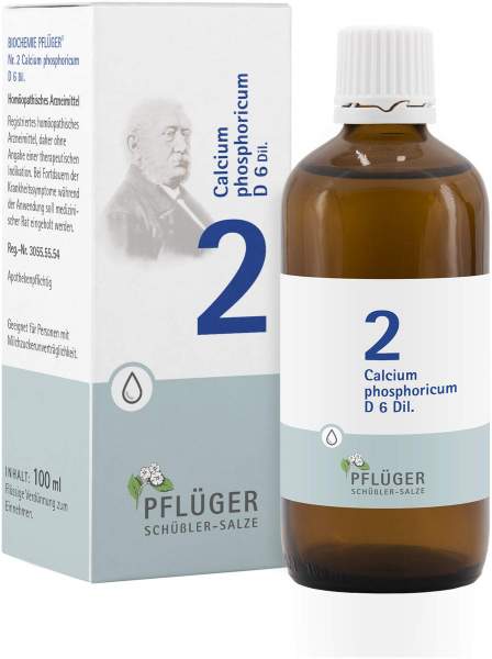 Biochemie Pflüger 2 Calcium Phosphoricum 100 ml Tropfen