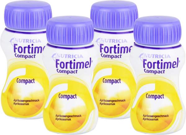 Fortimel Compact 2.4 Aprikosengeschmack 8 X 4x 125 ml Flüssigkeit