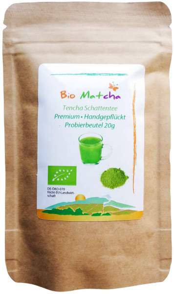 Matcha Bio Premium Tee Probierpackung Pulver