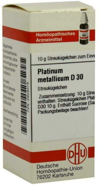 DHU Platinum metallicum D30 Globuli