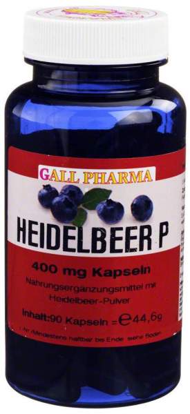 Heidelbeer P 400 mg 90 Kapseln