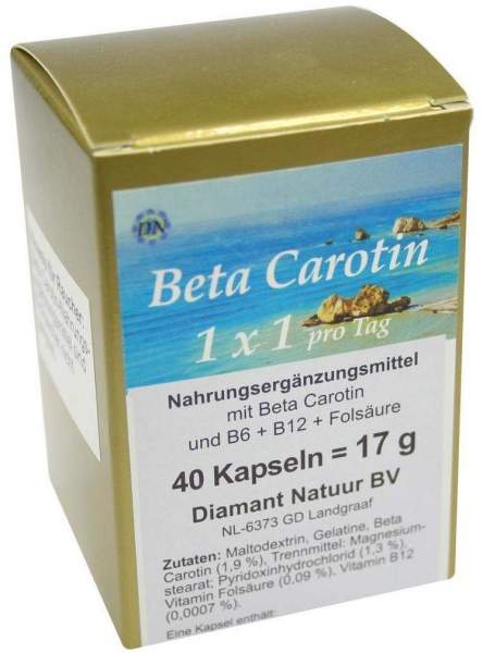 Beta Carotin 1 X 1 Pro Tag Kapseln