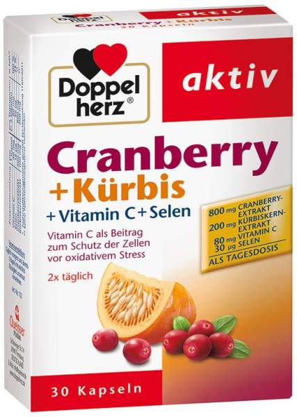Doppelherz Cranberry + Kürbis 30 Kapseln