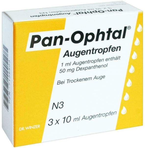 Pan Ophtal 3 X 10 ml Augentropfen