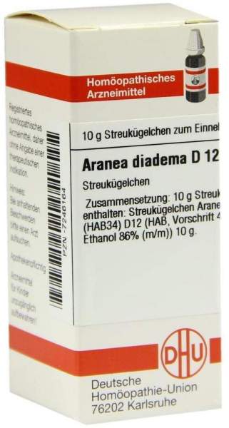 Aranea Diadema D 12 Globuli