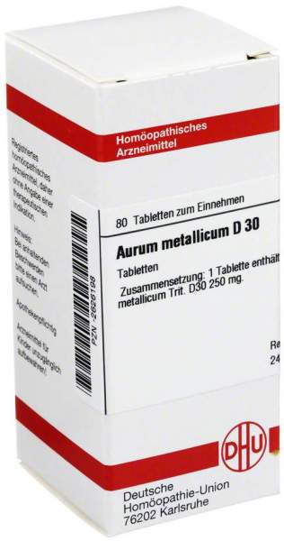Aurum Metallicum D 30 Tabletten