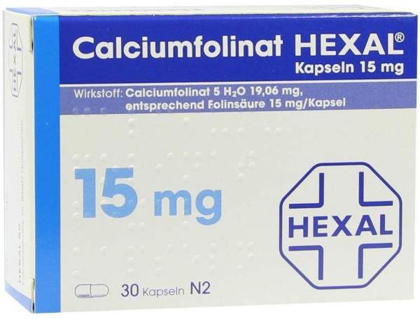 Calciumfolinat Hexal 15 mg 30 Kapseln