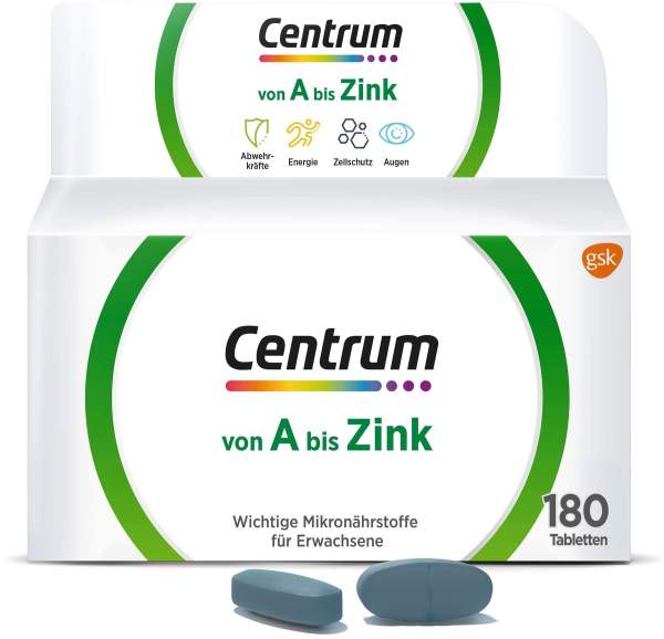 Centrum A - Zink 180 Tabletten