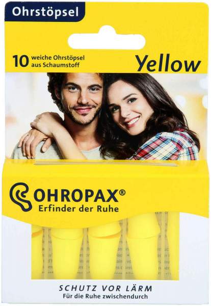 Ohropax Yellow Schaumstoff-Stöpsel