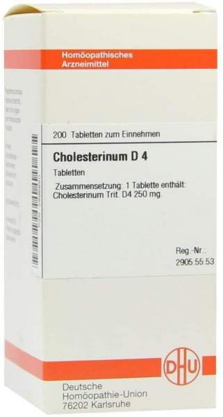 Cholesterinum D 4 200 Tabletten