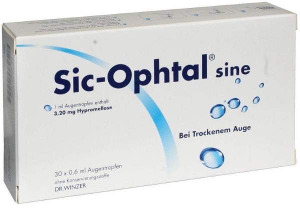 Sic-Ophtal Sine 30 X 0,6 ml Augentropfen