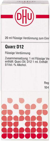 Dhu Quarz D12 Dilution 20 ml