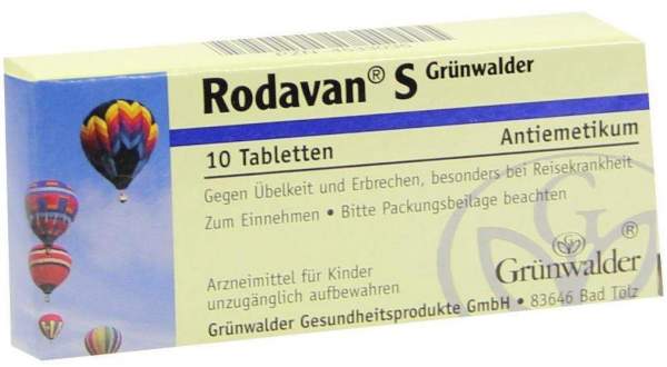 Rodavan S Grünwalder 10 Tabletten