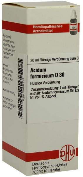 DHU Acidum Formicicum D30 20 ml Dilution