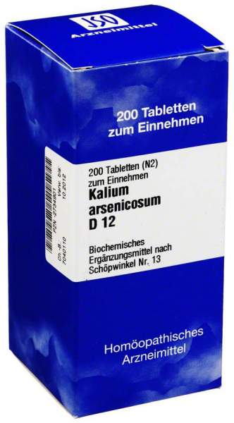 Biochemie 13 Kalium Arsenicosum D12 Tabletten 200 Tabletten